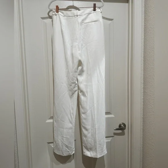 Amanda Uprichard Wallce Pants in Ivory - Picture 6 of 10